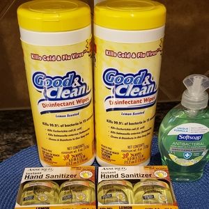 Disinfectant wipes towels